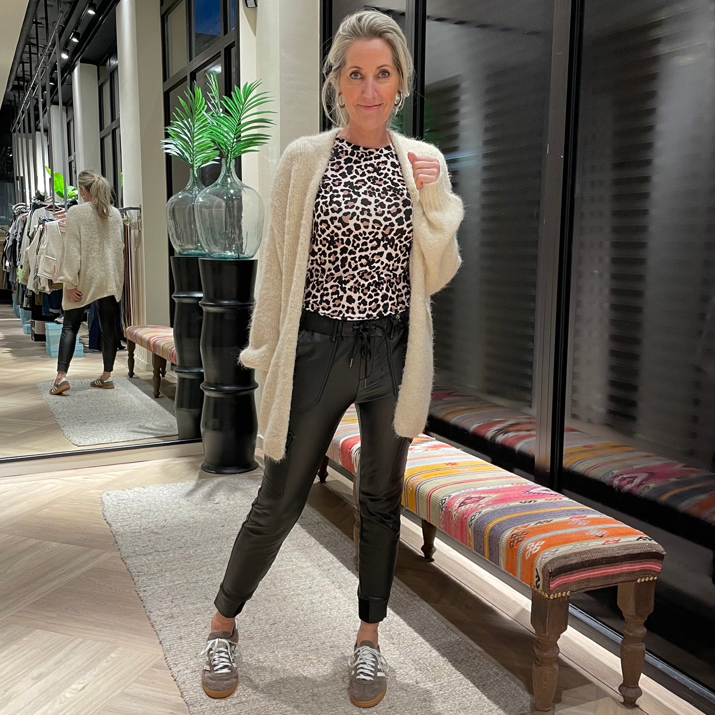 Azzurro Top Bella Leopard - Peet kleding