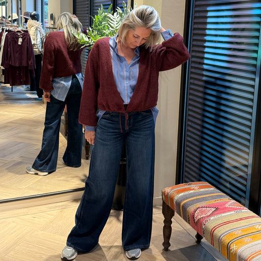 Ichi Vest Kamara Bordeaux - Peet kleding