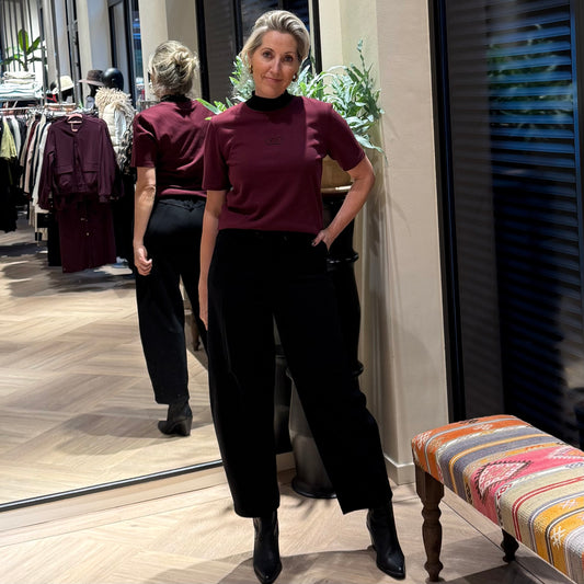 Copenhage Muse Tee Windsor Wine - Peet kleding