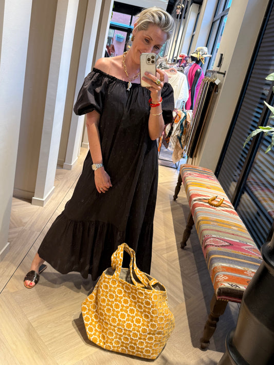 Jurk Roos Donkerbruin - Peet kleding