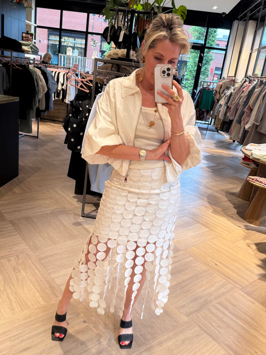 Copenhage Muse Rok Thea Off White - Peet kleding