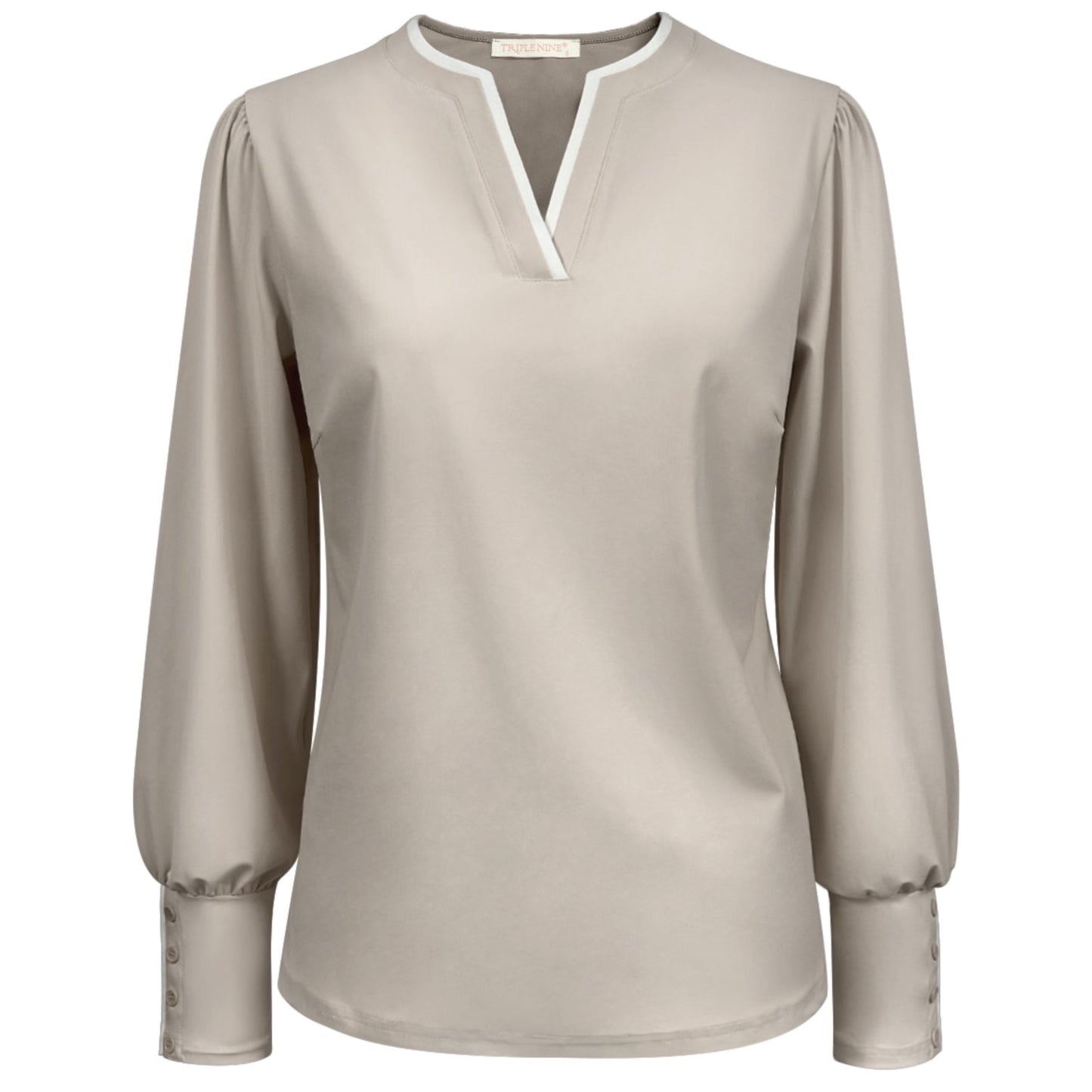 Triple Nine - Travel Top Jenny Beige - 6932 - Peet kleding