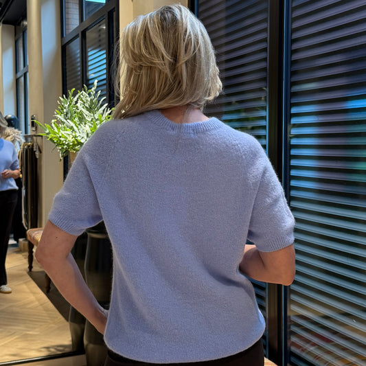 Triple Nine - Top Levi Alpaca Lichtblauw - Peet kleding