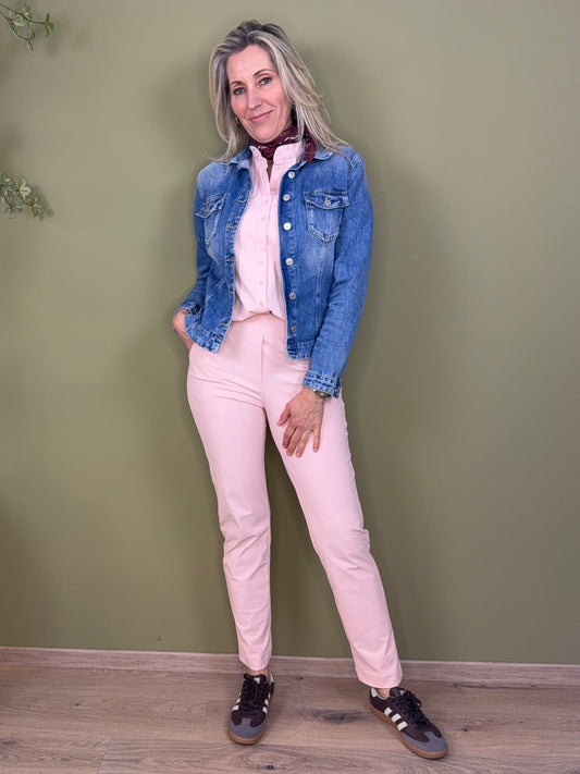 Triple Nine Travel Broek Vera Poederroze - 2601 - Peet kleding