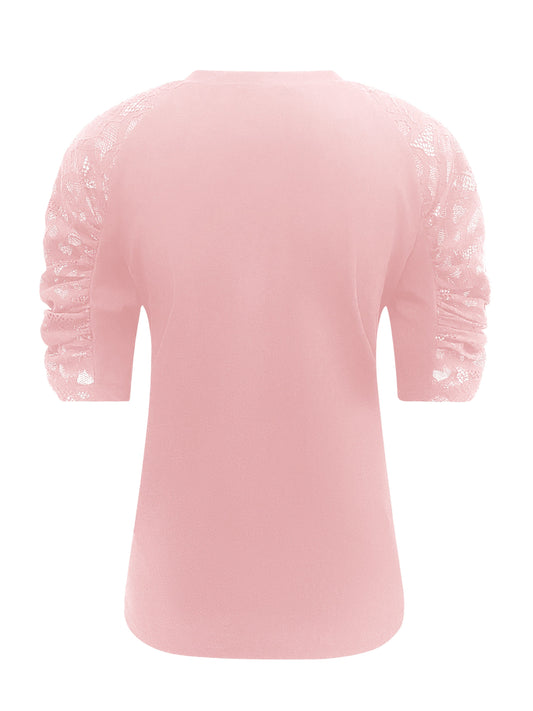 Triple Nine Travel Top Ruth Poederroze - 6949 - Peet kleding