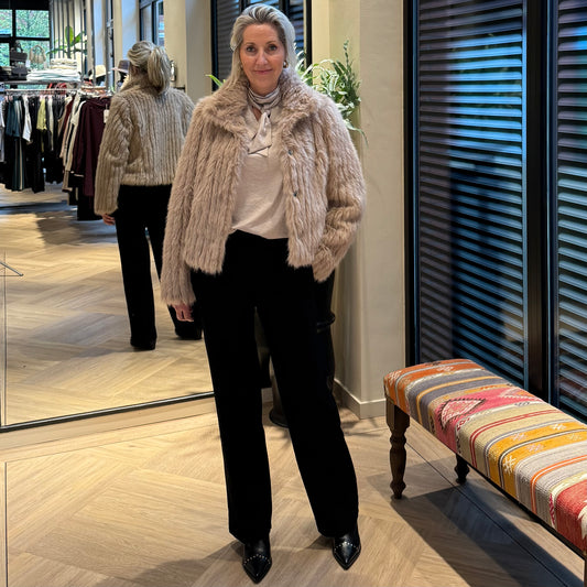 Red Button Colette Punta Zippers Zwart - Peet kleding