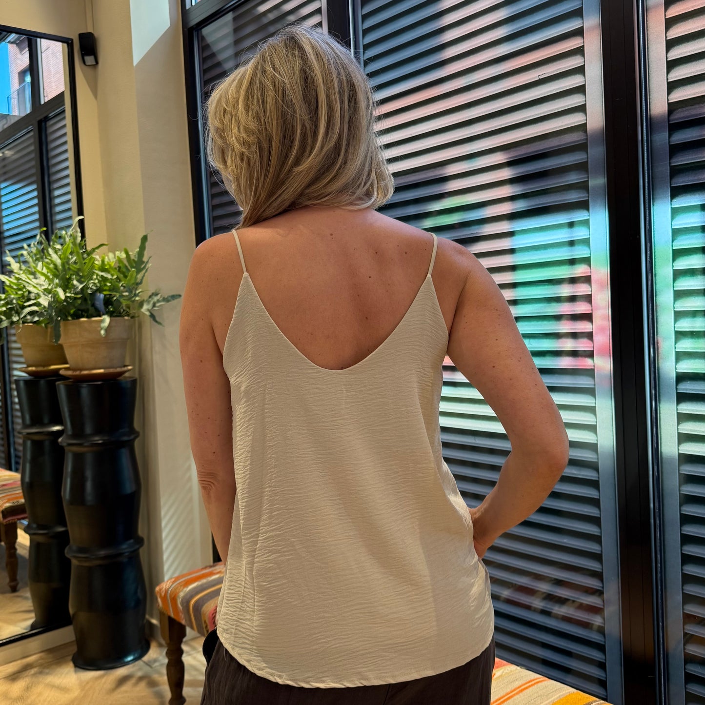 Azzurro Top Angel Zand - Peet kleding