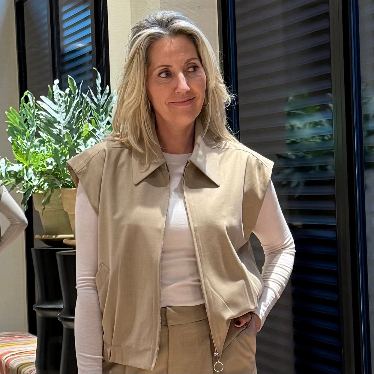With Black Gilet Valentina Zand - Peet kleding