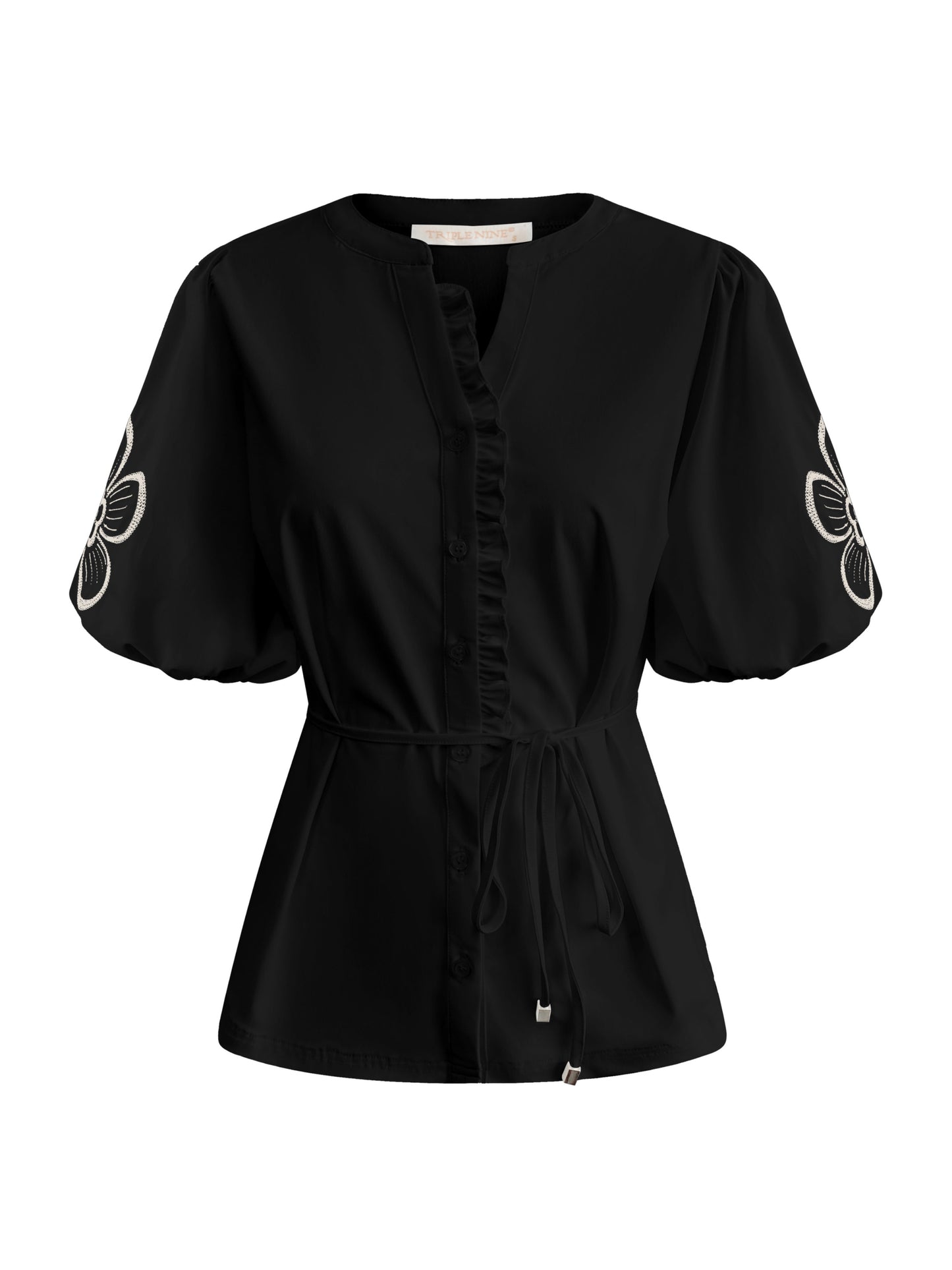 Triple Nine Travel Blouse Yana Zwart - 5943 - Peet kleding