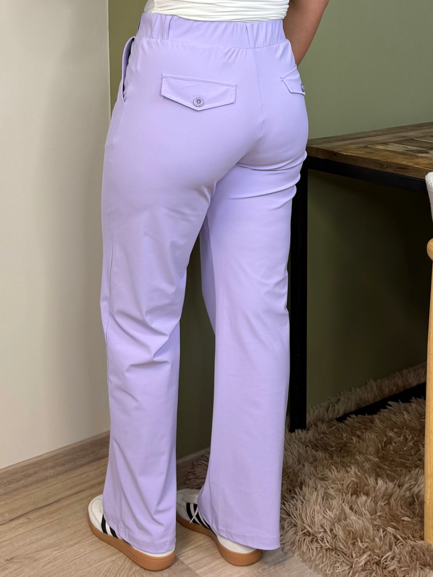 Triple Nine - Travel Broek Mirte Lila - 2701 - Peet kleding