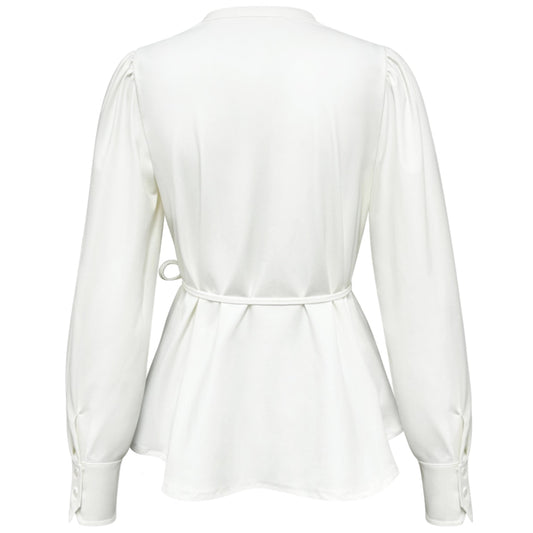 Triple Nine - Travel Blouse Ajour Wit - 5925 - Peet kleding