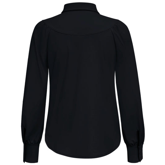 Triple Nine - Travel Blouse Moon Zwart - 5919 - Peet kleding