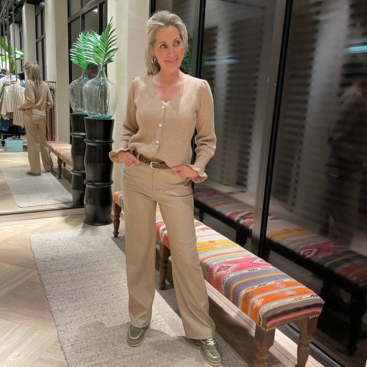 Azzurro Broek Arma Beige - Peet kleding