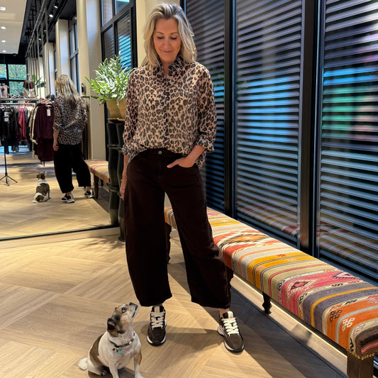 Blouse Filly Print Luipaard - Peet kleding