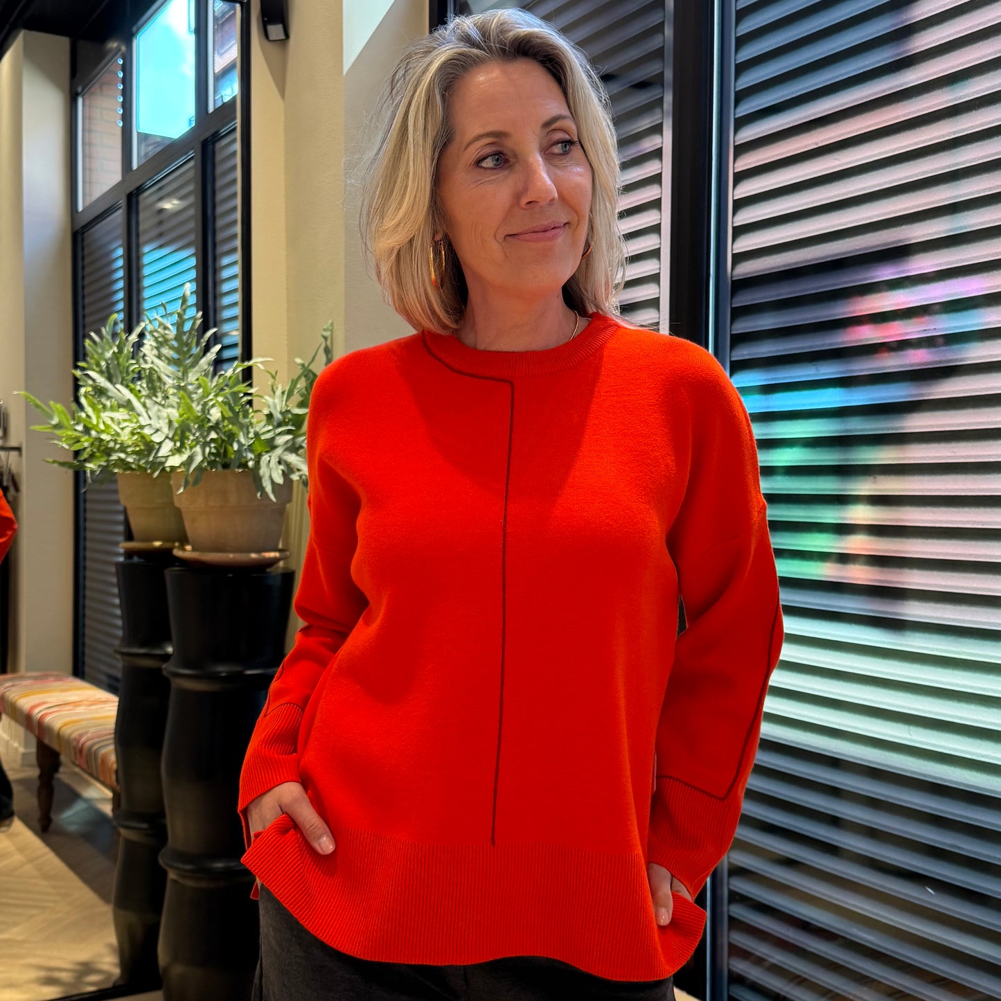 Ichi Trui Ballia Rood - Peet kleding