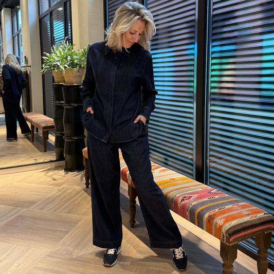 With Black Odette Denim Pant - Peet kleding