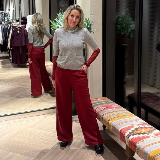 Ichi Top Macon Grijs Parel - Peet kleding