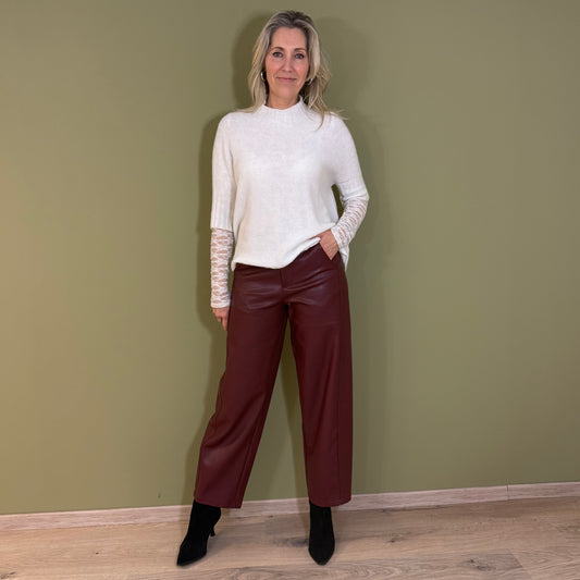 Triple Nine - Top Ruby Alpaca Offwhite - Peet kleding