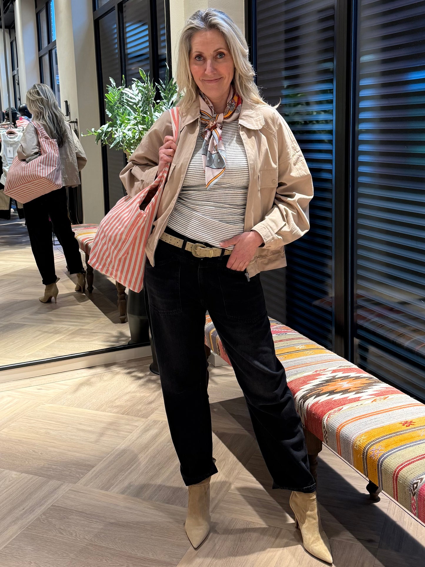 Copenhage Muse Top Siv Streep - Peet kleding