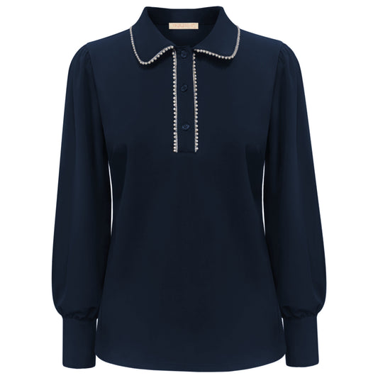 Triple Nine - Travel Top Charme Navy - 6926 - Peet kleding