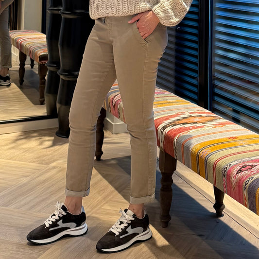 Red Button Broek Tessy Latte - Peet kleding