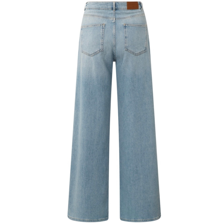 Yaya Broek Denim Light Blue - Peet kleding