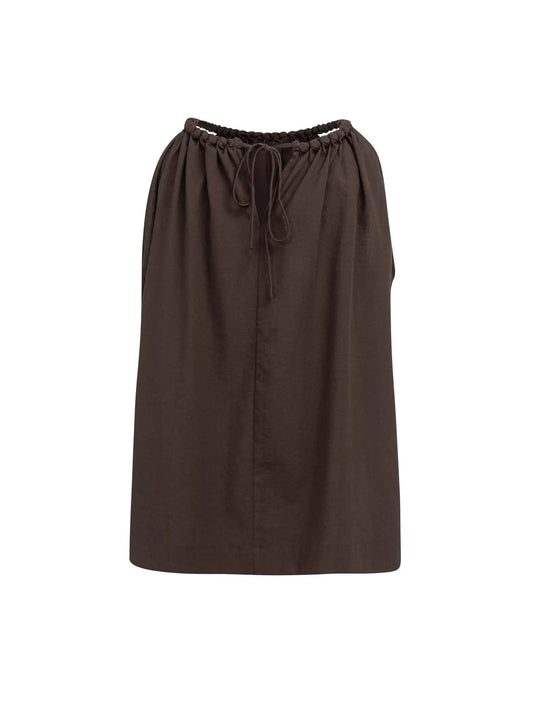 Yaya Halter Top Bruin - Peet kleding
