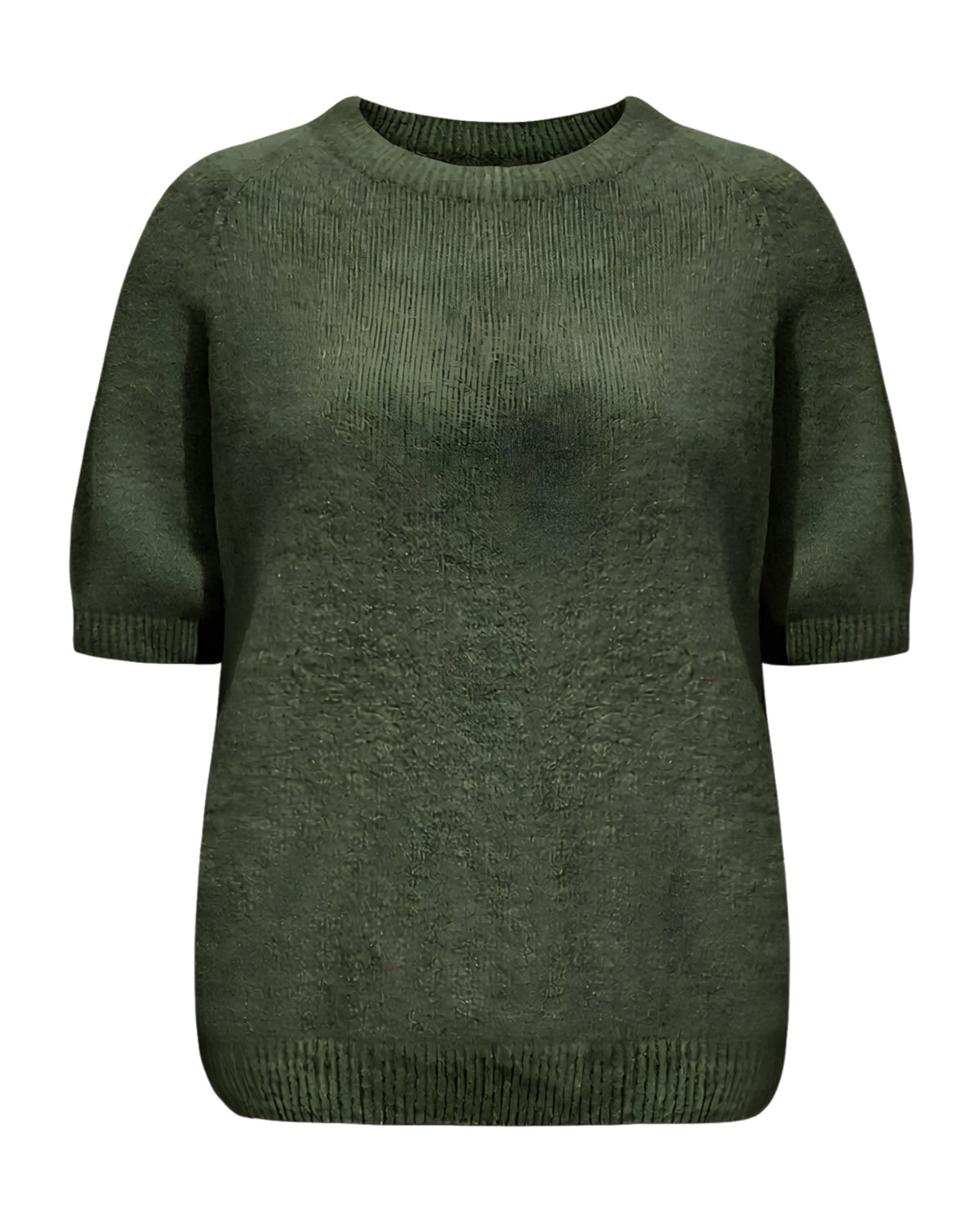 Triple Nine - Alpaca Top Levi Donkergroen - Peet kleding