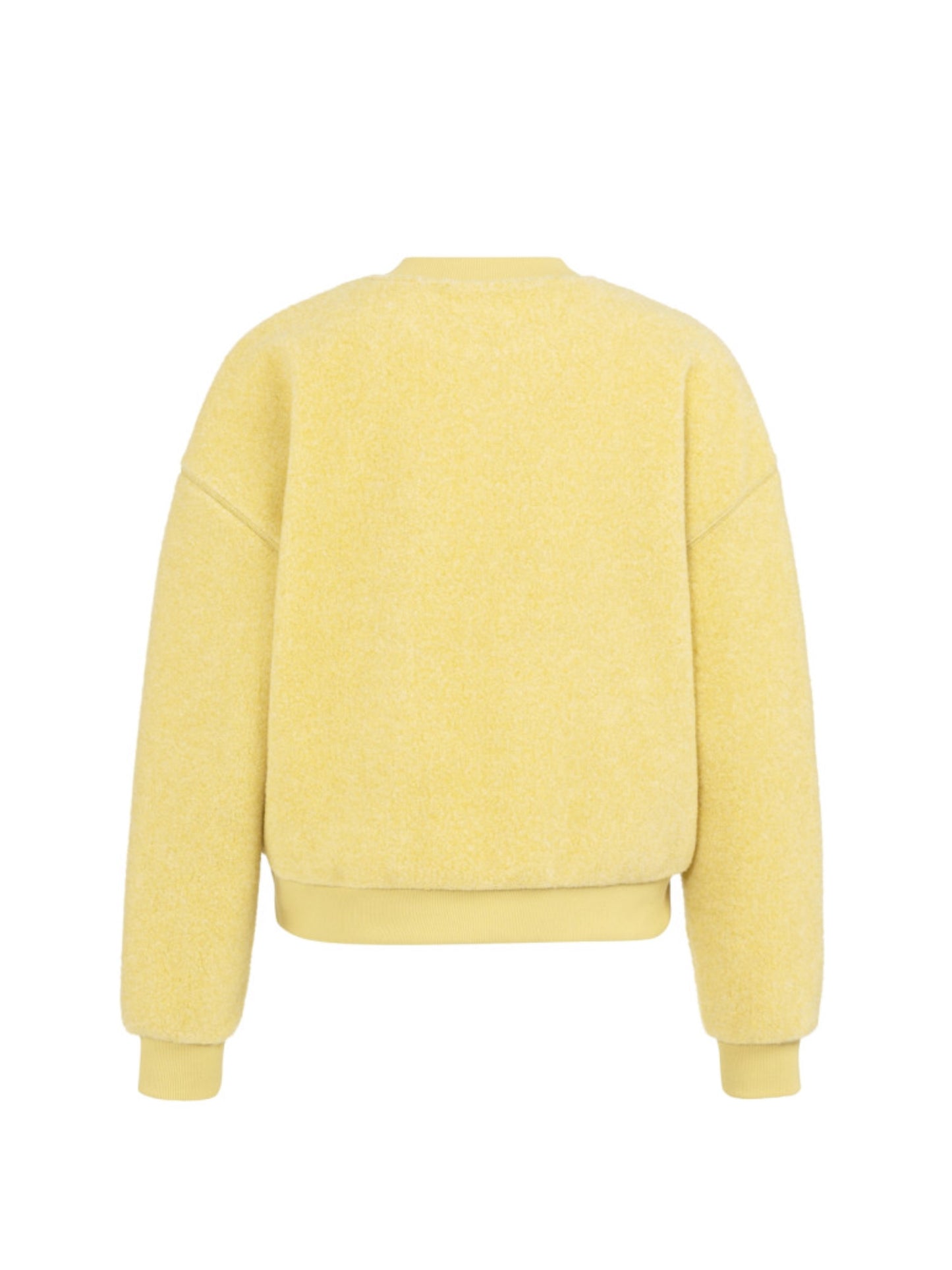 Yaya Teddy Sweater Geel - Peet kleding