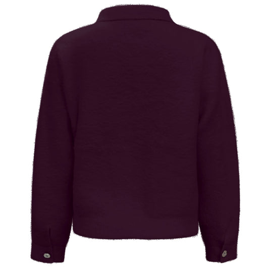 Triple Nine - Fluffy Vest Benchi Aubergine - 9002 - Peet kleding