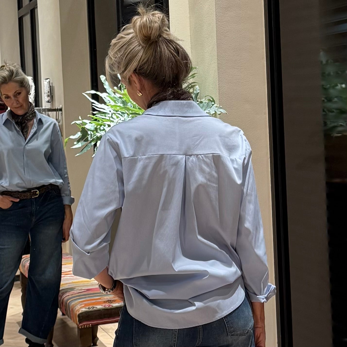 Basic Blouse Lisa Lichtblauw - Peet kleding