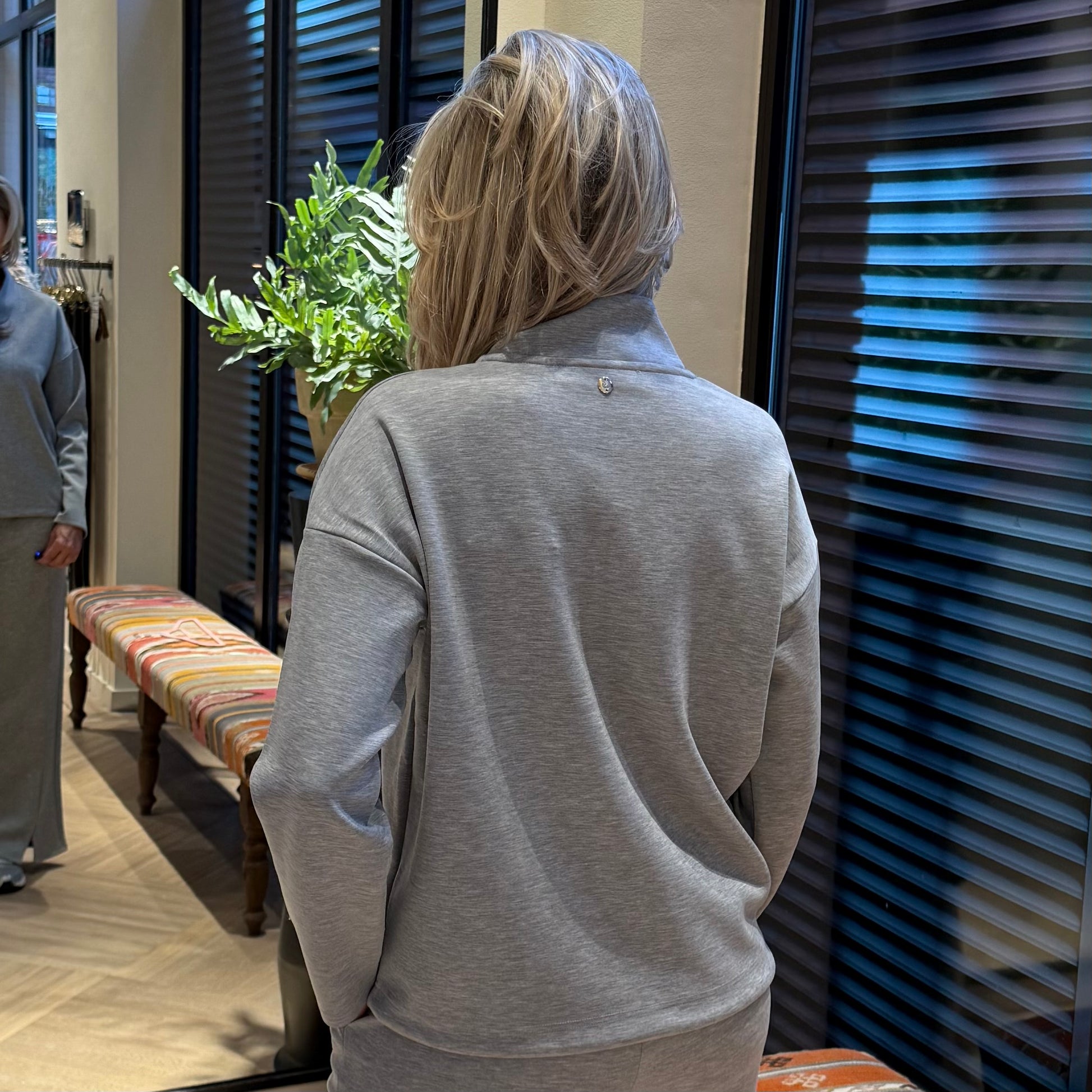 Rino & Pelle Sweater Dounia Grey Melange - Peet kleding