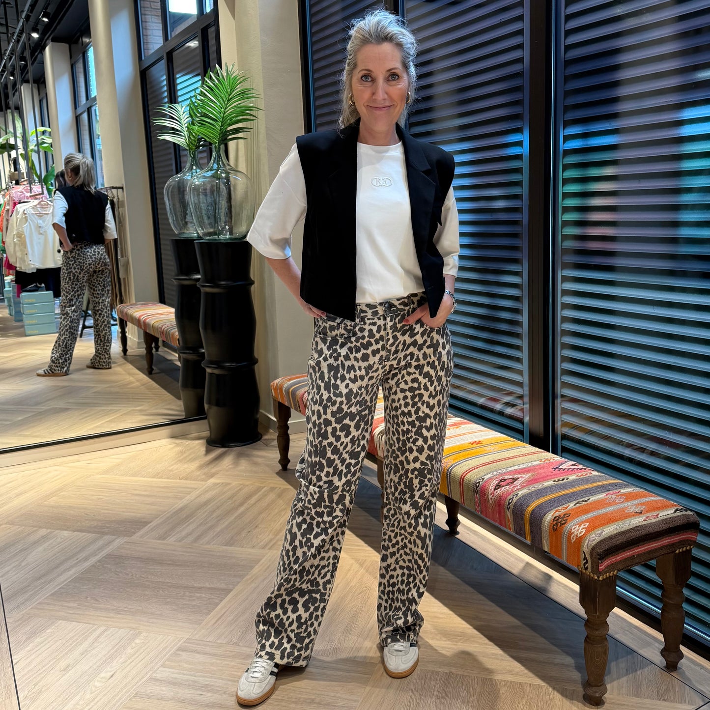 Copenhage Muse Tailor Gilet Zwart - Peet kleding