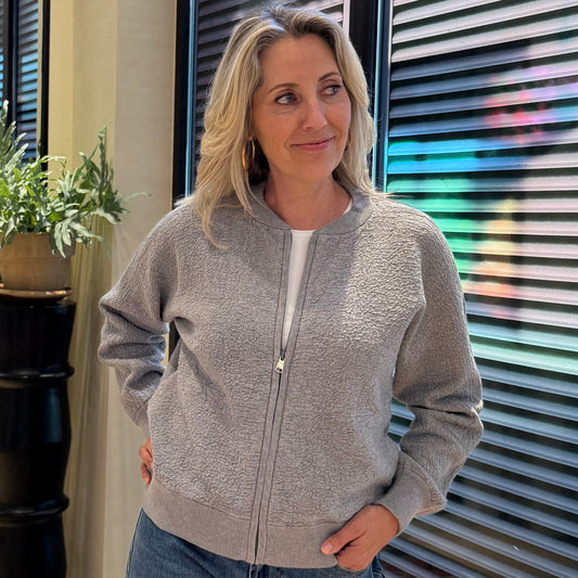 Yaya Bomber Vest Grijs - Peet kleding