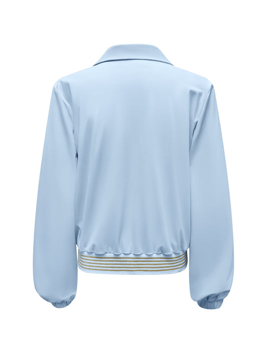 Triple Nine Travel Jas Nina Lichtblauw - 92406 - Peet kleding