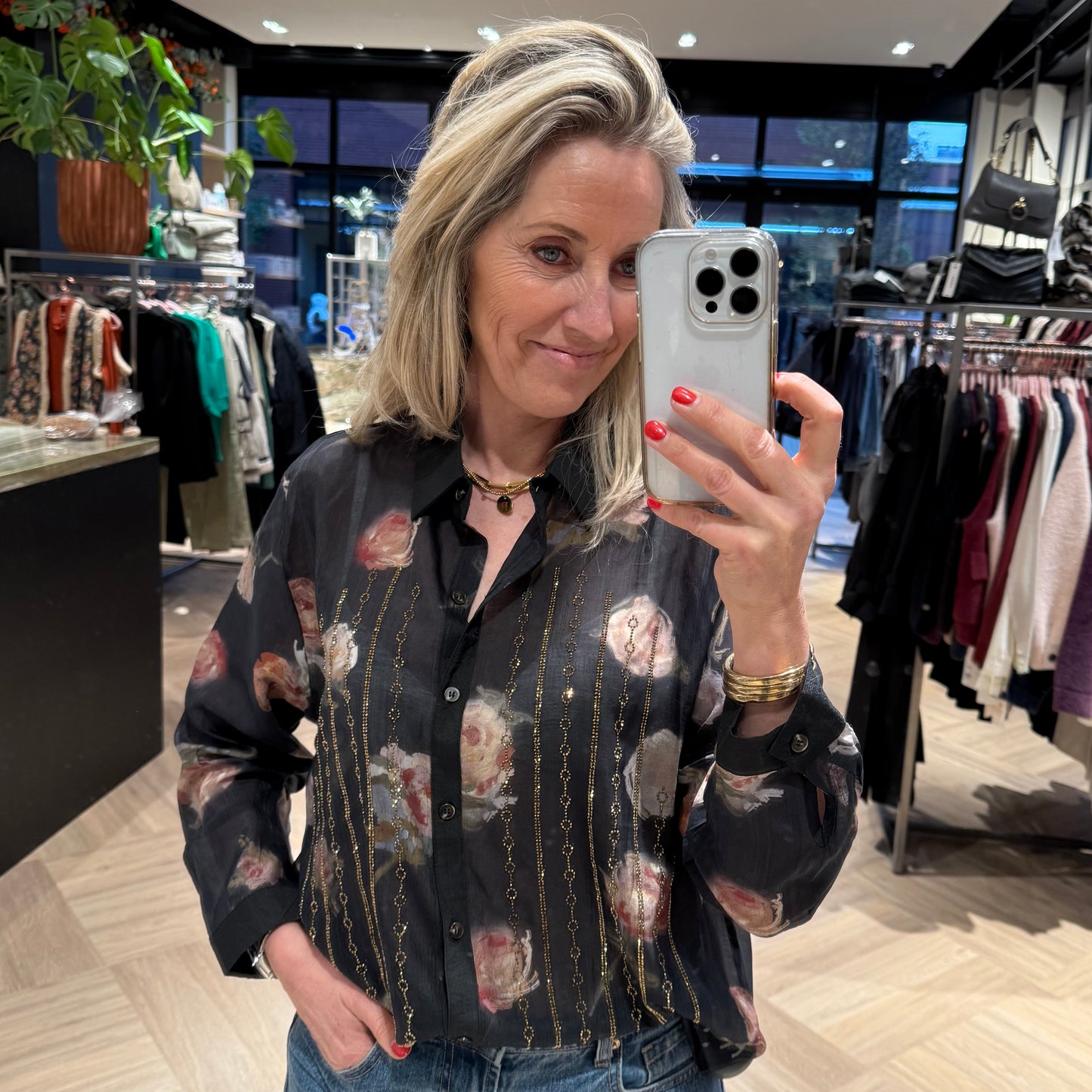 Blouse Filly Print Bloem - Peet kleding