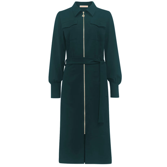 Triple Nine - Travel Jurk Nena Groen - 51813 - Peet kleding