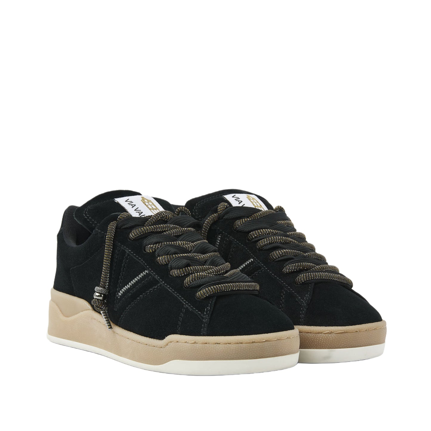 Via Vai Sneaker Sam Kyli Zwart - Peet kleding