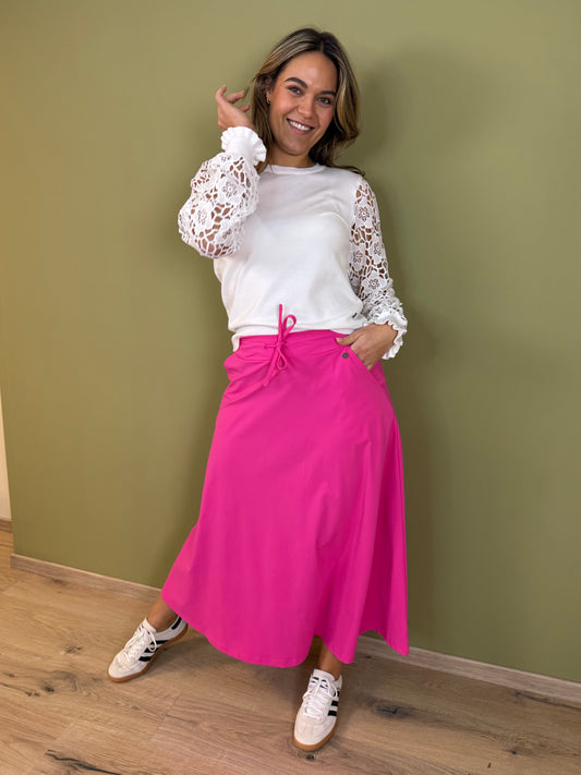 Triple Nine Travel Rok Maxi Fuchsia - 7101 - Peet kleding