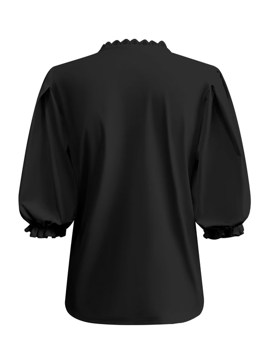 Triple Nine - Travel Blouse Juliette Zwart - 5935 - Peet kleding