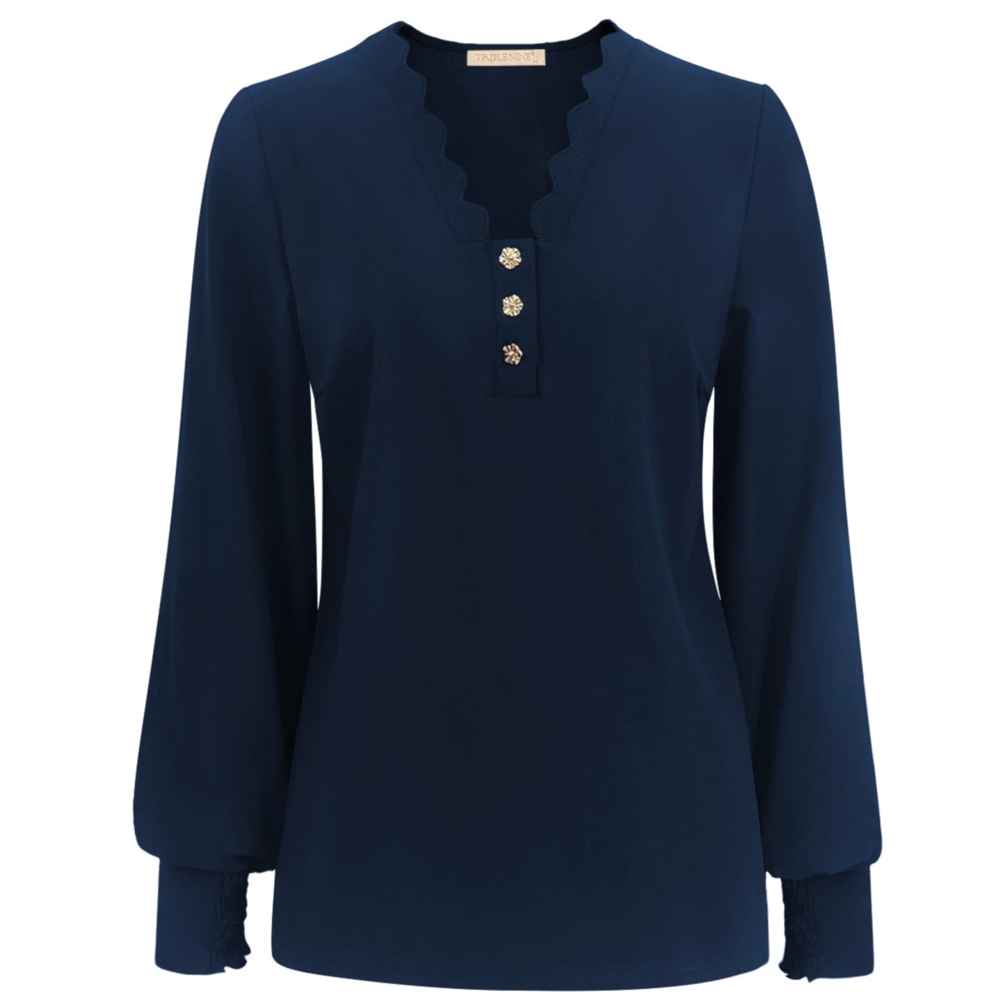 Triple Nine - Travel Top Laura Navy - 6933 - Peet kleding