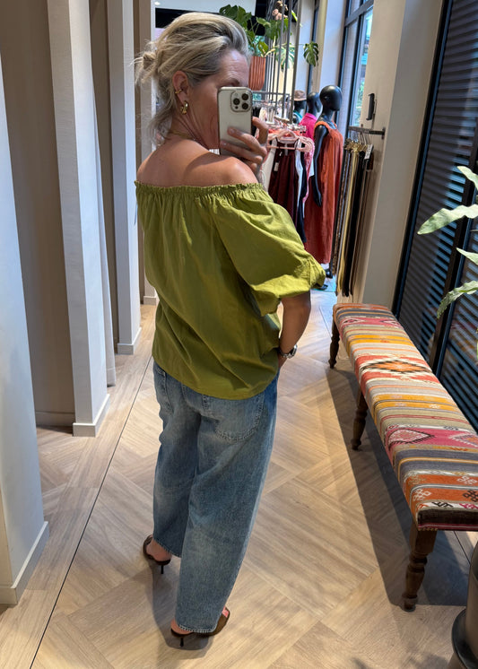 Balloon Top Pika Groen - Peet kleding