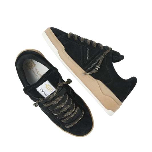 Via Vai Sneaker Sam Kyli Zwart - Peet kleding