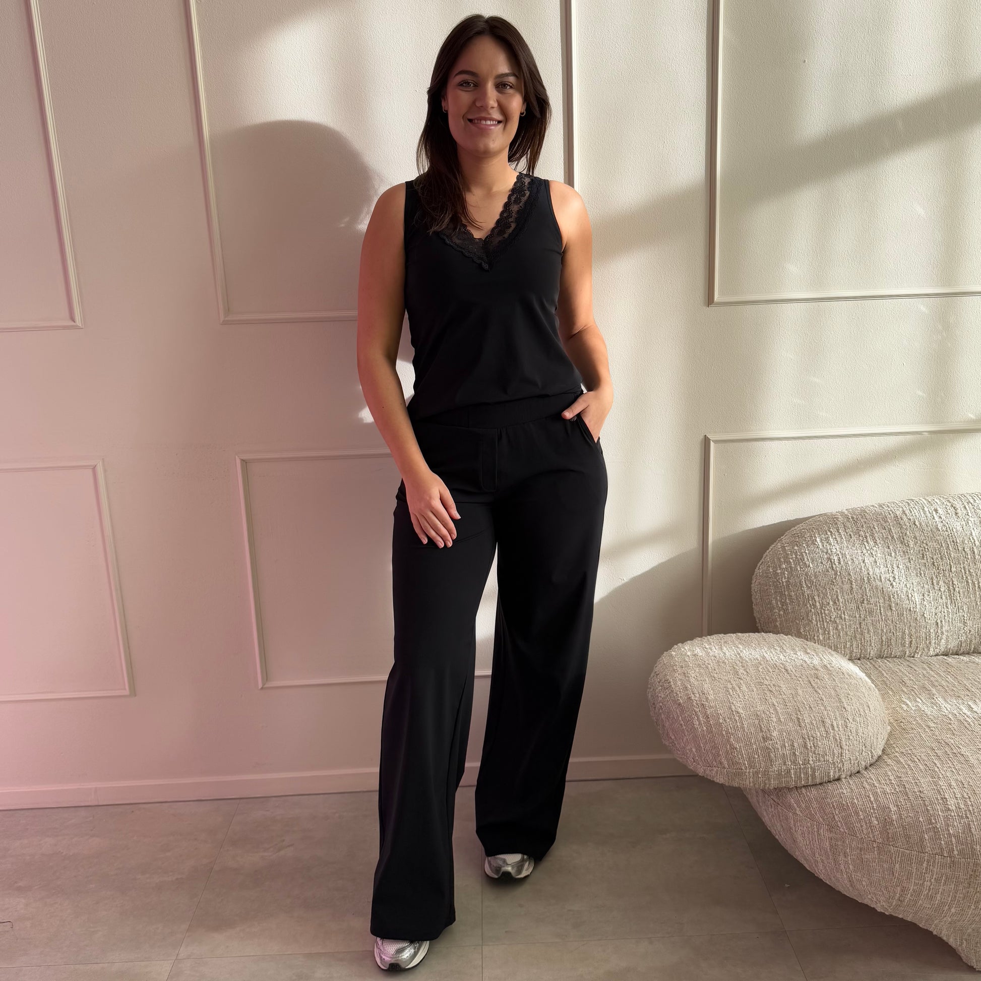 Triple Nine - Travel Broek Petra Zwart - 2703 - Peet kleding