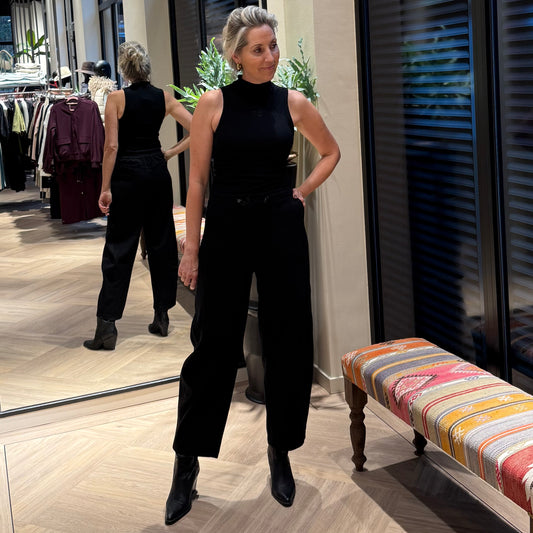 Copenhage Muse Top Siv Zwart - Peet kleding