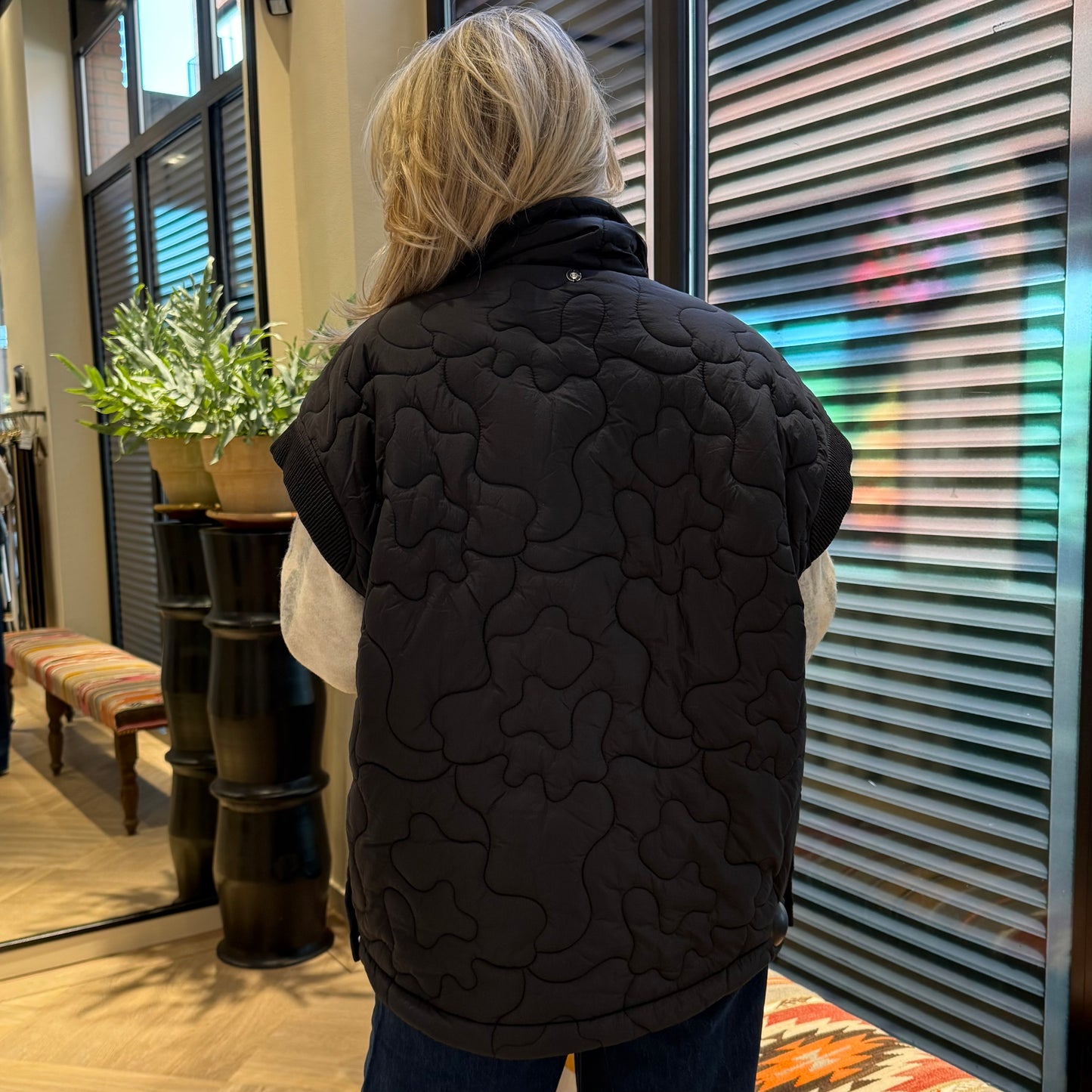 Rino & Pelle Cape Caitlyn Zwart - Peet kleding