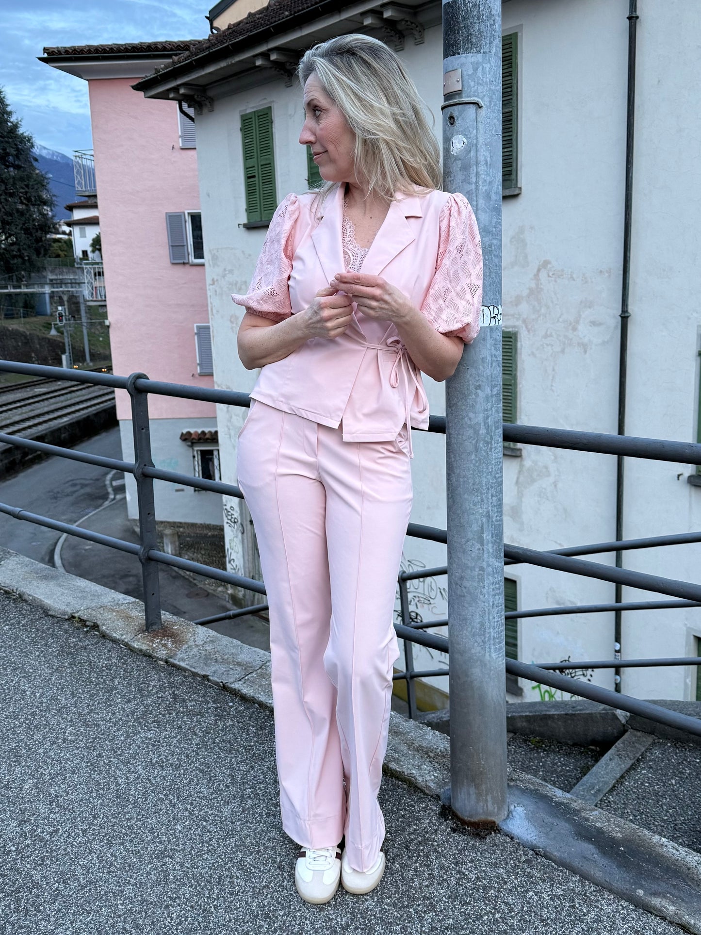 Triple Nine Travel Blazer Luay Poederroze - 3909 - Peet kleding