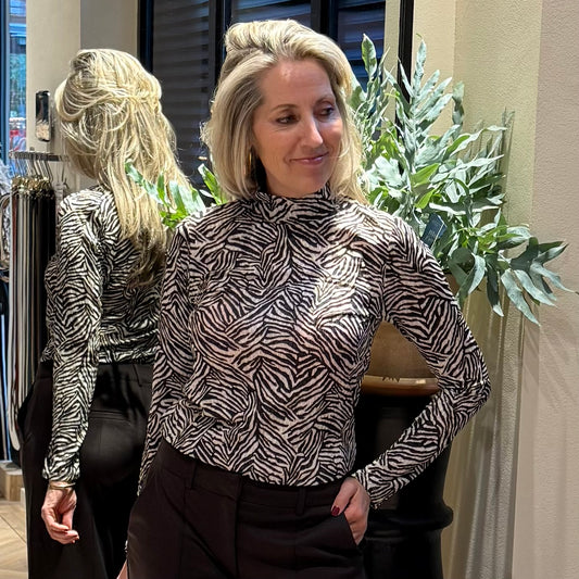 Ichi Shirt Lava Print - Peet kleding