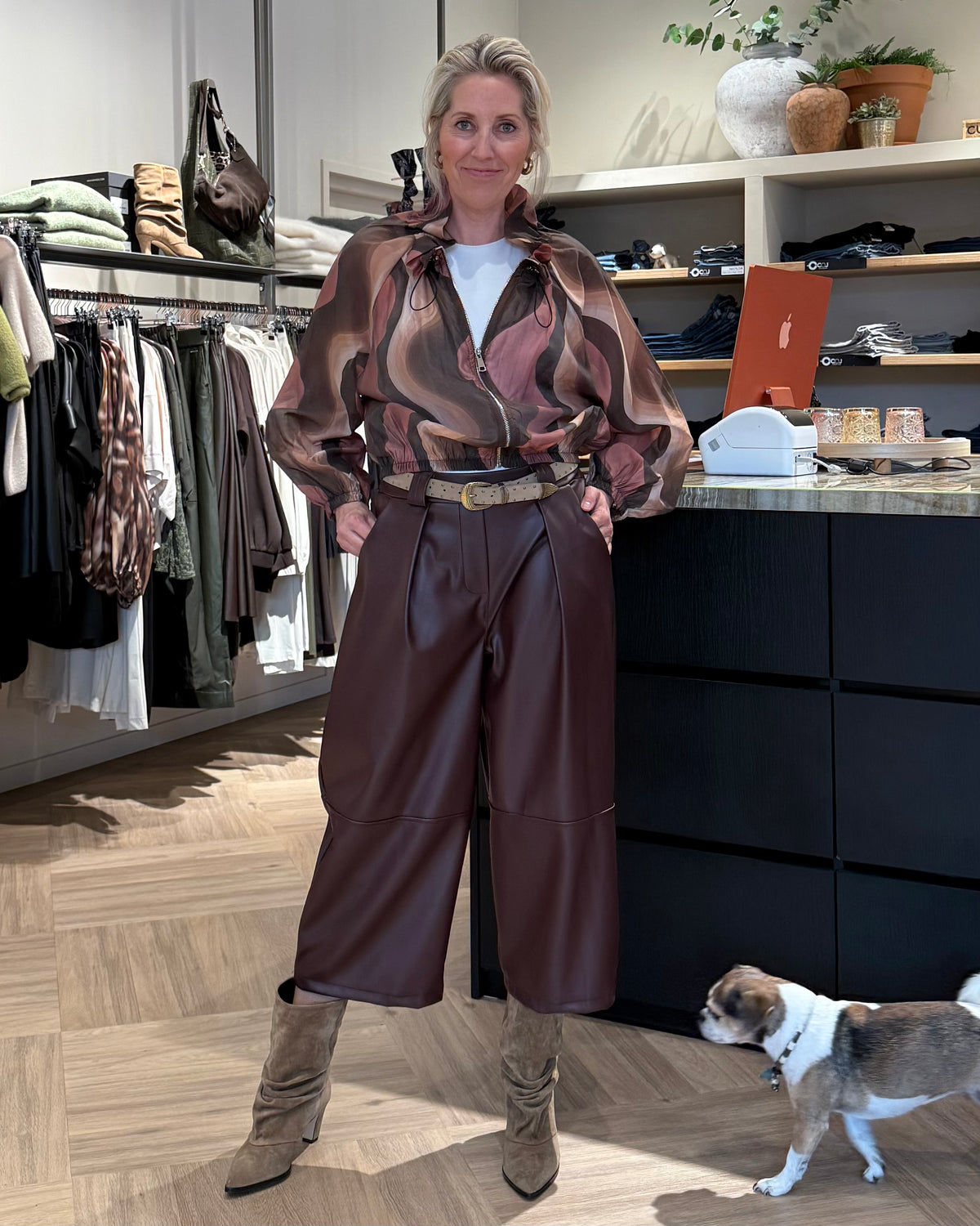 Blouson Wave Koper - Peet kleding