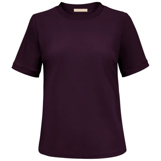 Triple Nine - Travel T-Shirt Suus Aubergine - 8901 - Peet kleding